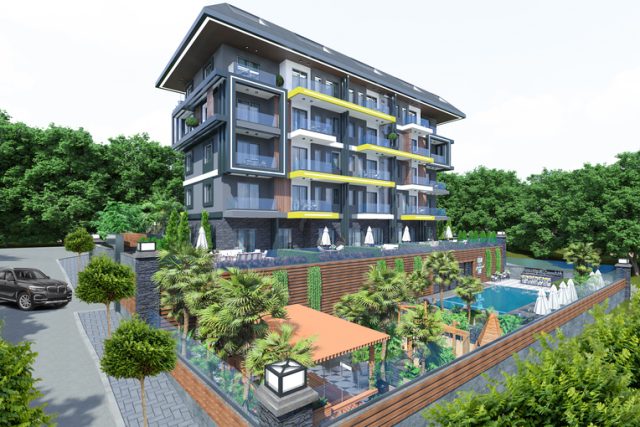 Residential complex with family concept in Kestel district, Alanya-3996