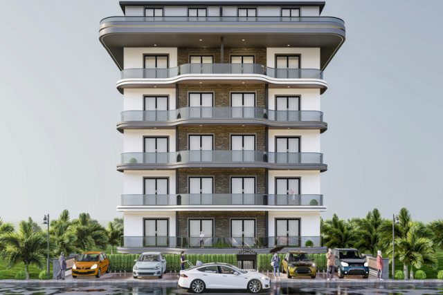 Luxury apartments on the coast in Kestel, Alanya-3983