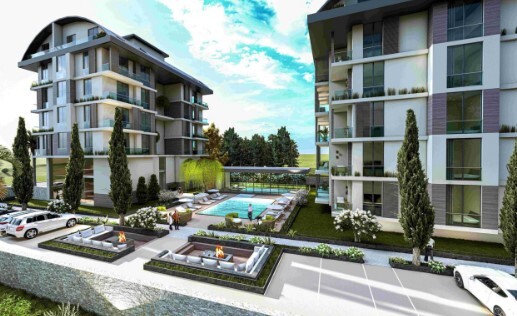 Flats near the beach in Kargıcak, Alanya-3987