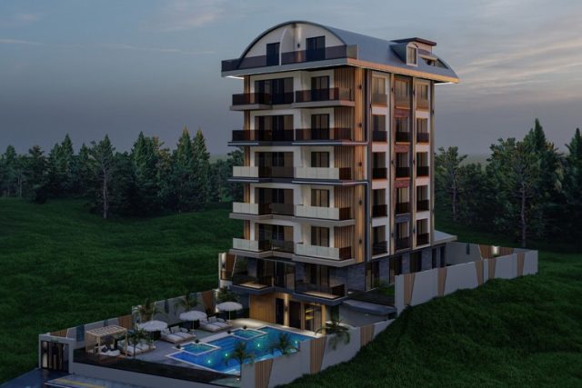 Premium beachfront project in Kargıcak district, Alanya-3995